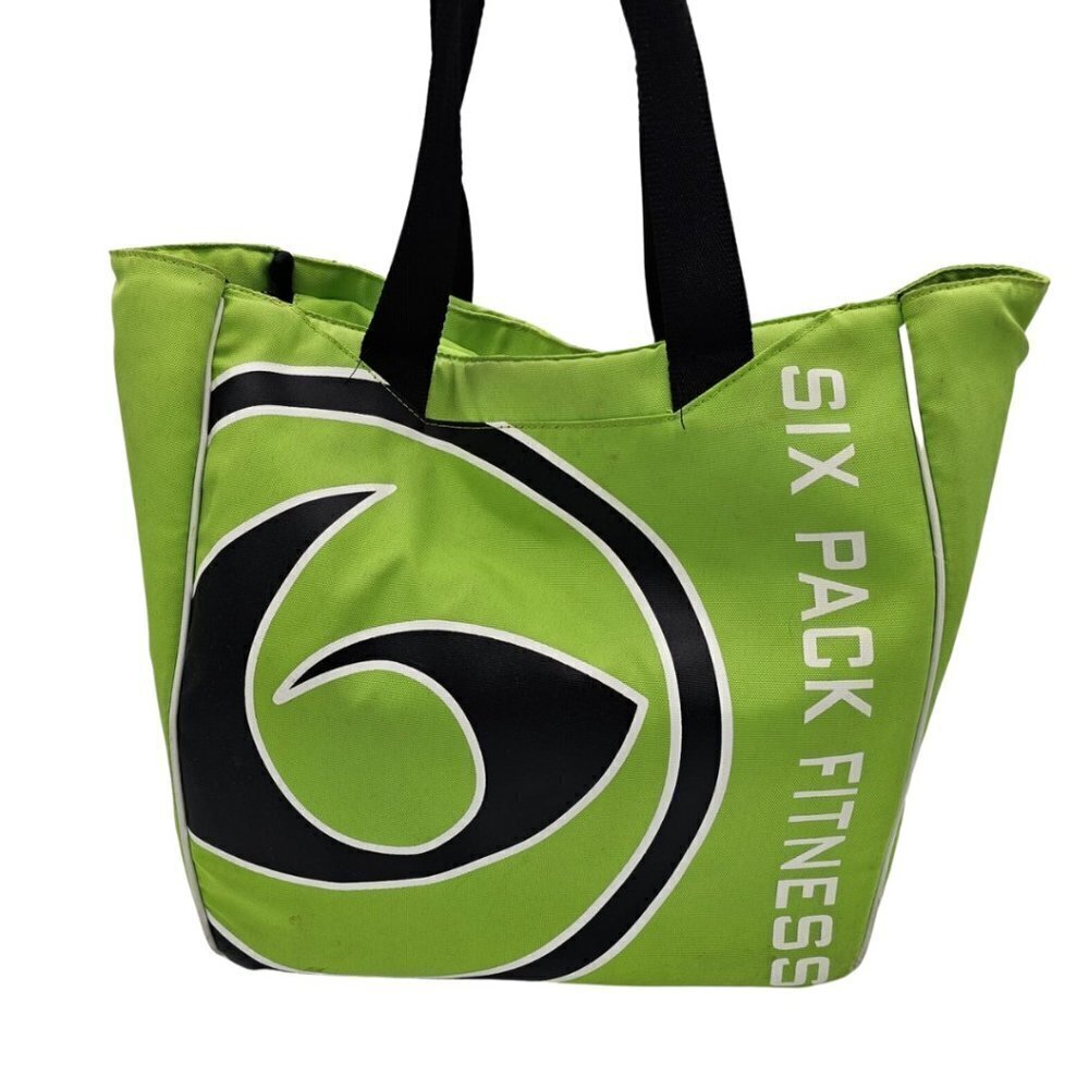 6 Pack Fitness Prodigy Camille Meal Management Tote Lime Green/Black